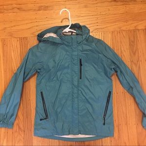 Sea green REI Raincoat